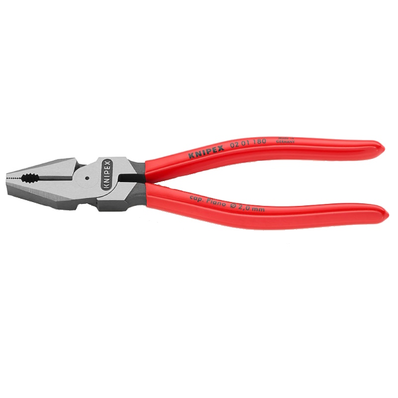 Плоскогубцы комбинированные Knipex KN-0201180SB особой мощности 180 мм фосфатированные обливные ручки 4048₽