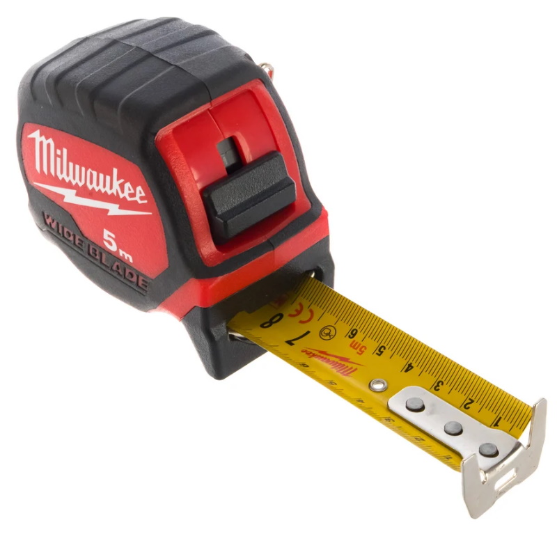 Рулетка Milwaukee WIDE BLADE PREMIUM 4932471815, широкая, 5м, ширина полотна 33мм в Череповце