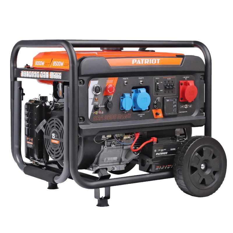 Бензиновый генератор Patriot GRA 8500DAWS, 472102483