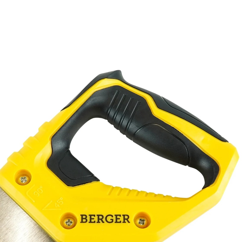 Ножовка по дереву Berger "ХОЛЬЦ" BG1844, 450 мм, 3D заточка, 12TPI  в Муроме