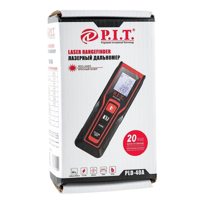 Лазерный дальномер P.I.T. PLD-40A (мини, режимы, расходные материалы) в Твери