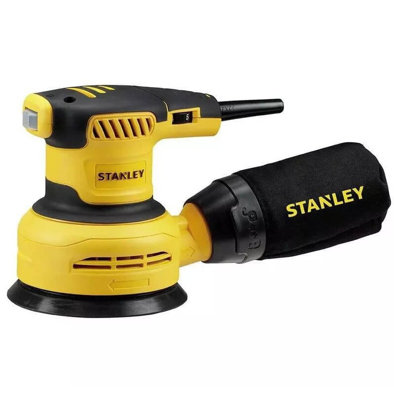 Эксцентриковая шлифмашина Stanley SS30-RU (мощность 300 Вт, вес 1,4 кг, работа с пылесосом, оснастка 125 мм) в Твери