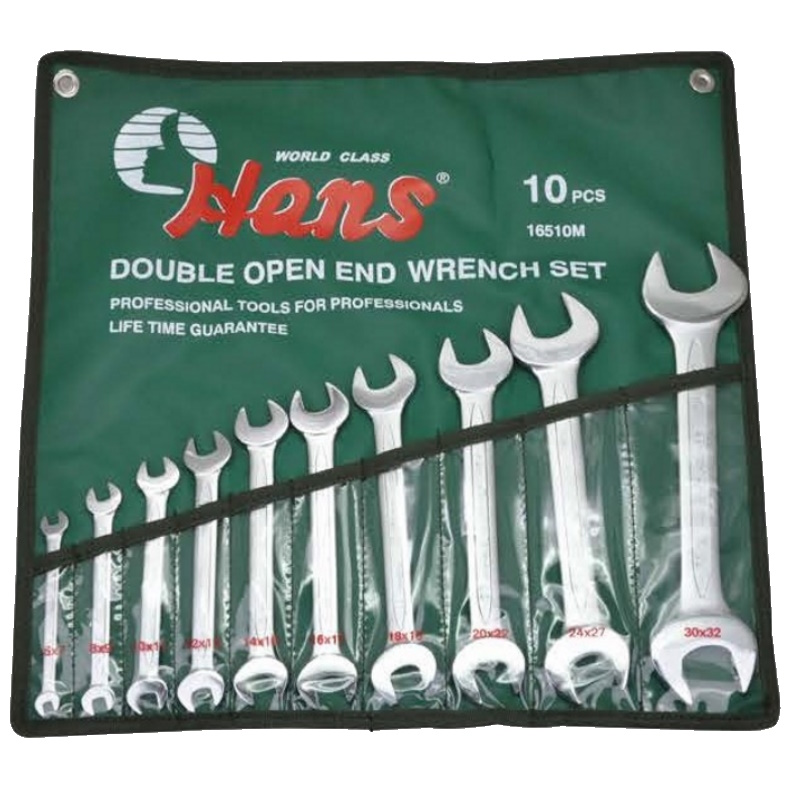 Набор ключей рожковых Hans 16510M 6х7-30х32мм 10 шт 7397₽