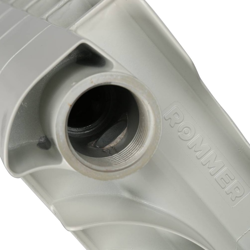 Радиатор биметаллический Rommer Profi BM 500 BI500-80-80-150 RBM-1210-050006, 6 секций (RAL9016)