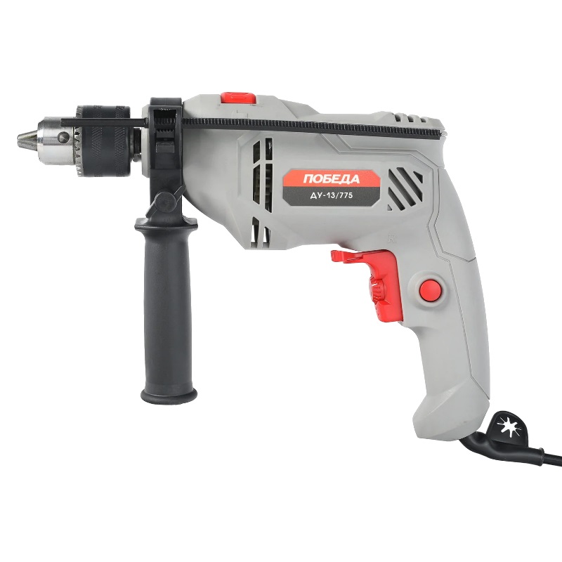 Дрель ударная Победа ДУ-13775 120301775 глубиномер доп ручка 2690₽