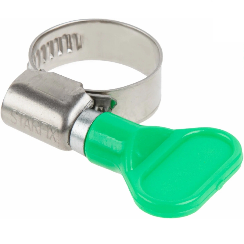 Хомут червячный с ключом бабочка Starfix SM-44107-50 12-20 мм нержсталь W2 50 шт в пакете 705₽