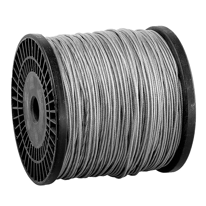 Трос Зубр Профессионал 4-304120-02-03 стальной оцинкованный DIN 3055 в оплетке ПВХ d23 мм L200 м 4068₽