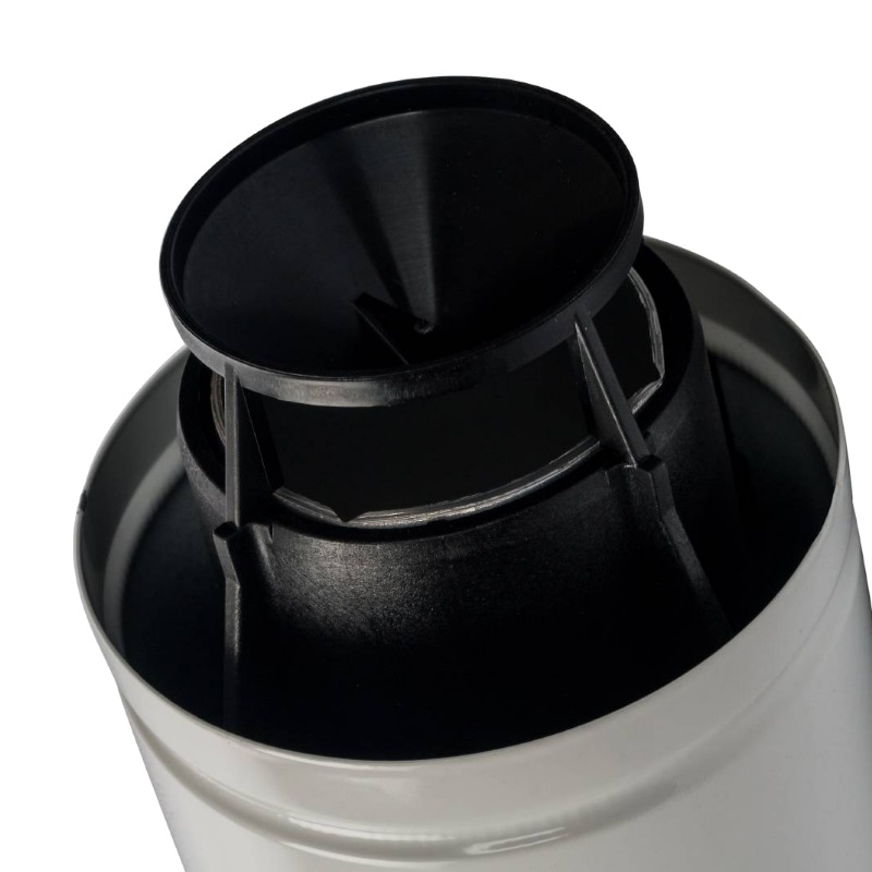 Финальный элемент дымохода Stout SCA-6010-000830 DN60/100, 830 мм, горизонтальный в Туле