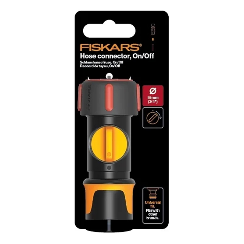 Муфта Fiskars 1027087 быстросъемная ВКЛ/ВЫКЛ 3/4"
