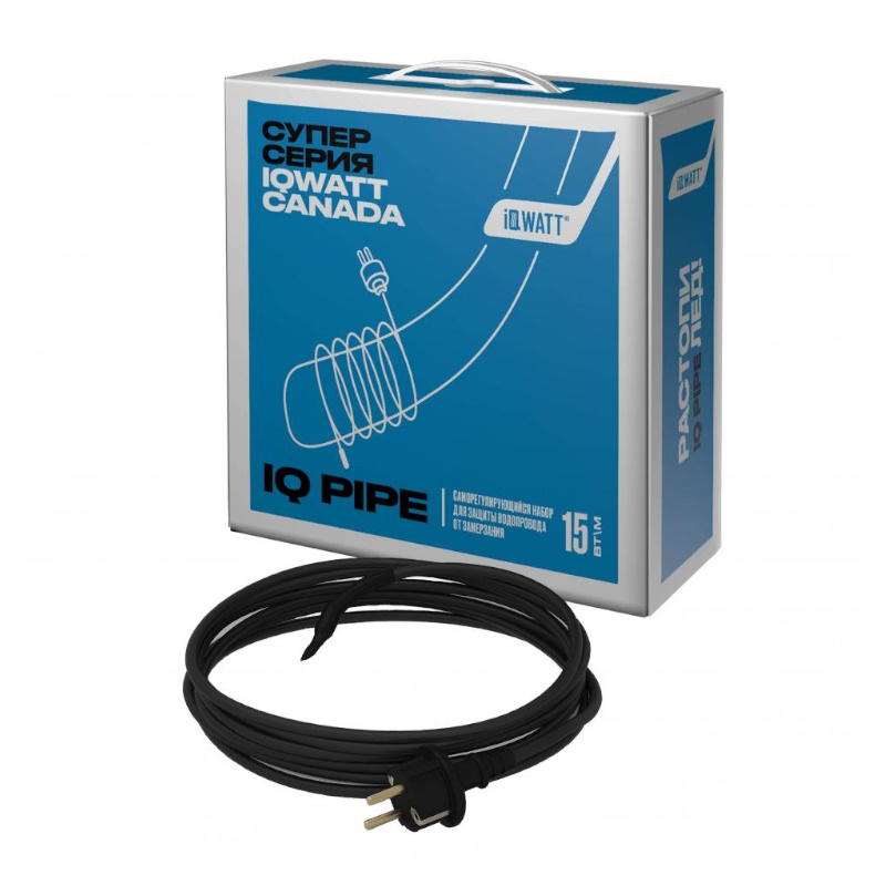 Набор для защиты водопровода от замерзания Iqwatt IQ PIPE 7m 00313 6359₽