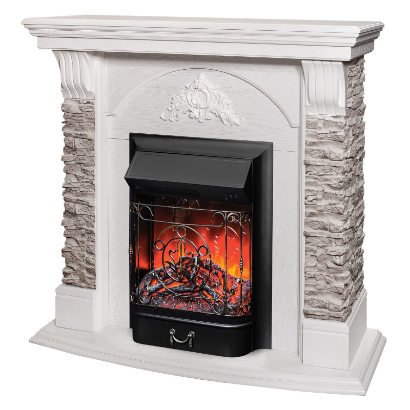 Каминокомплект RealFlame ATHENA GR STD/EUG/25'5/24 WT + MAJESTIC BL 10015400 в Иваново
