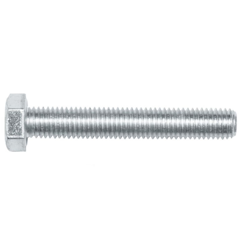 Болт Starfix SMV1-13533-5, М6х80 мм, шестигранный, цинк, класс прочности 5.8, DIN 933, 5 кг в Рыбинске