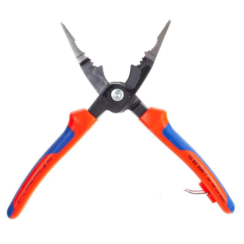 Клещи электромонтажные Knipex KN-1382200T, 6-в-1, зачистка 0.75 – 1.5 / 2.5 мм², рез Ø 15 мм / 50 мм², 200 мм…6 в Костроме