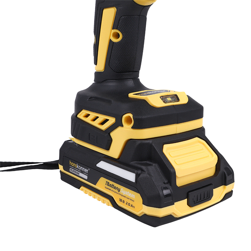 Дрель акк б/щ уд. Hanskonner HCD2065BLIC 18В, 1BatterySystem, 65Нм, (2х2.0Ач совместимы с Makita LXT) в Туле