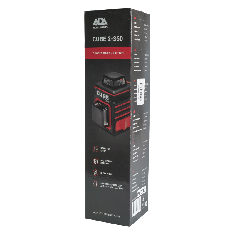 Построитель лазерных плоскостей Ada Cube 2-360 Professional Edition A00449 в Костроме