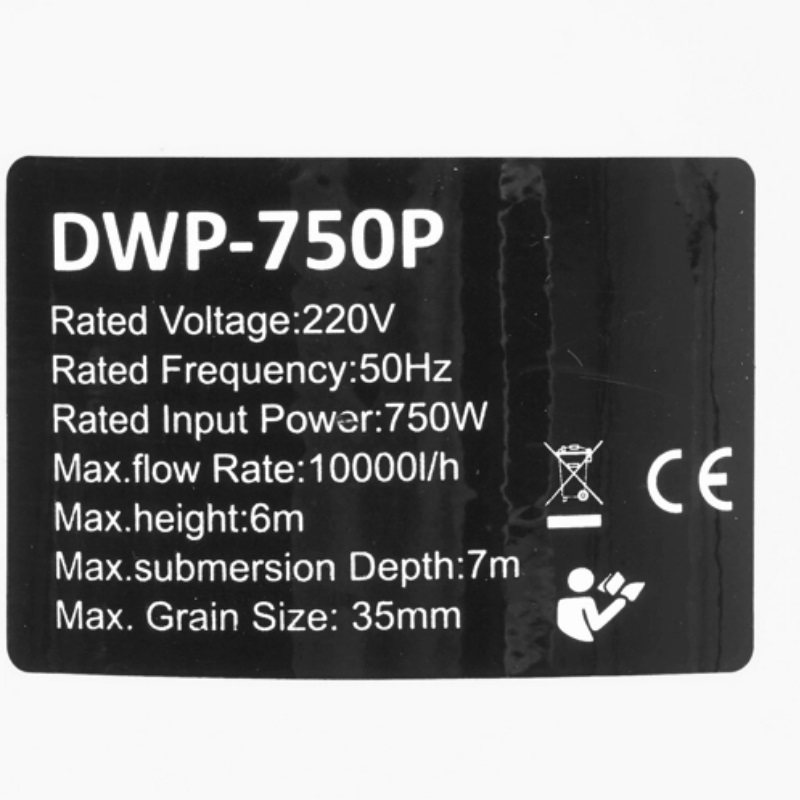 Дренажный насос для грязной воды Deko DWP-750P 076-0515 в Ярославле