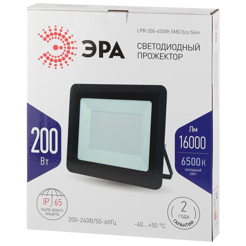 Уличный светодиодный прожектор Эра LPR-200-6500К SMD Eco Slim (IP65, 200 Вт) в Муроме