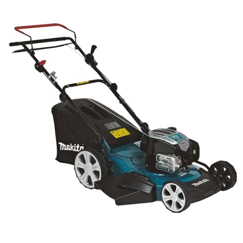 Газонокосилка бензиновая Makita PLM5600N2, 3 л.с., ширина скашивания 56 см, самоходная в Кинешме