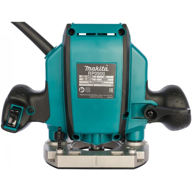 Профессиональный фрезер Makita RP 0900 (сетевой, универсальный тип, с монтажным ключом, коробка)