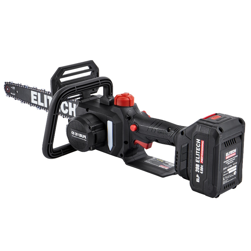 Пила цепная аккумуляторная Elitech HD CS 2012BLPK (E1611.026.01) 211701, бесщеточная, 20В, 1х4Ач и ЗУ, Li-ion