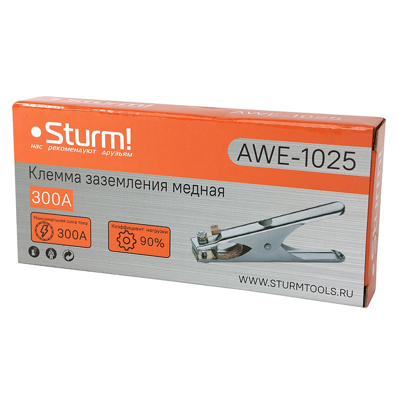 Клемма заземления Sturm AWE-1025, 300A, медная в Туле