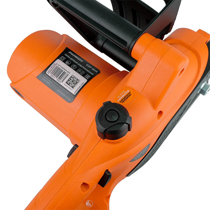 Электрическая цепная пила Patriot ESP 1614 220301614 (длина шины 14 дюймов, скорость цепи 12.6 м/с, 52 звена) в Рыбинске