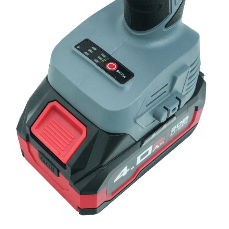 Гайковёрт аккумуляторный ProfiPower T-900N E0186M1 (Li-ion-1шт, 4.0Ач, 900Нм, ударная головка 17/19/21мм, З/У, в кейсе)