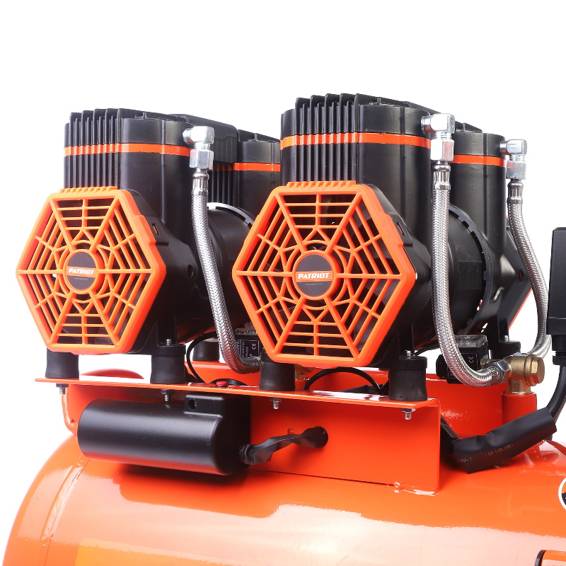 Компрессор поршневой Patriot KDS 540 F50 526302450, безмасляный, 540 л/мин, 2,8 кВт, 8 бар, 50 л, 2800 об/мин, быстросъем + елочка 1/4