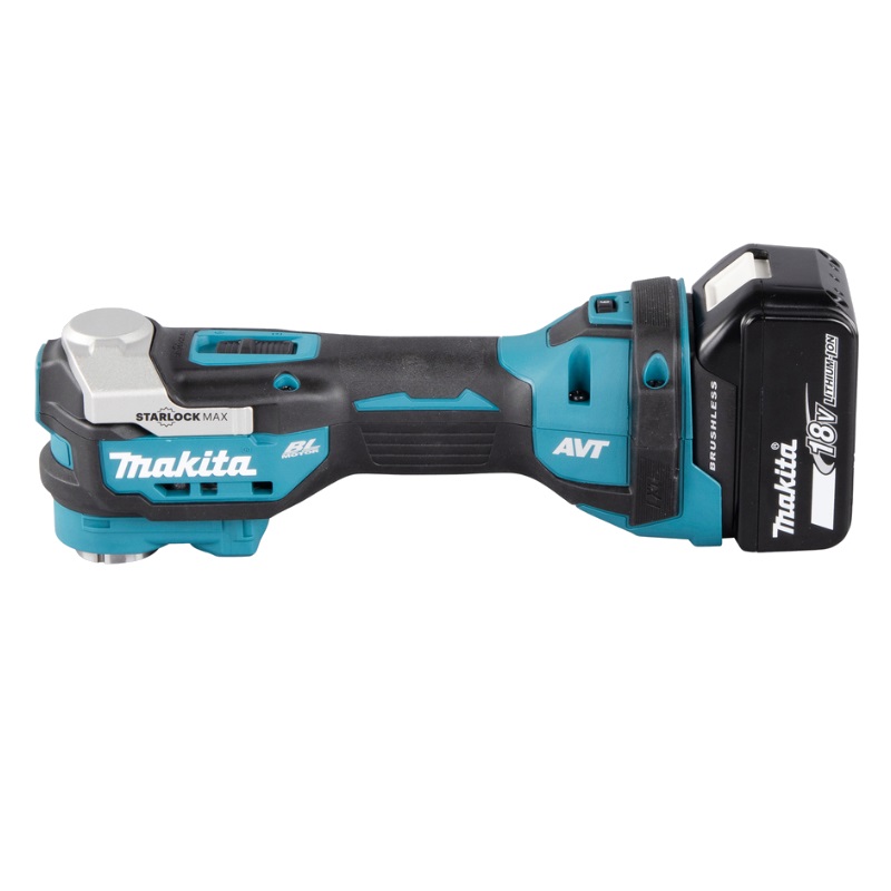 Аккумуляторный многофункциональный инструмент Makita DTM52RTJX1 (2xАКБ 5,0 Ач, быстрое ЗУ, с набором оснастки) в Кинешме