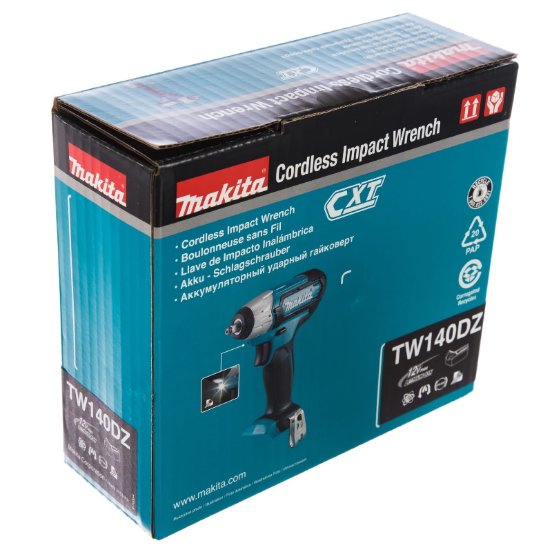 Гайковерт аккумуляторный Makita TW140DZ (10.8В, слайдер, тип Li-ion, число оборотов/м 0-2600) в Иваново