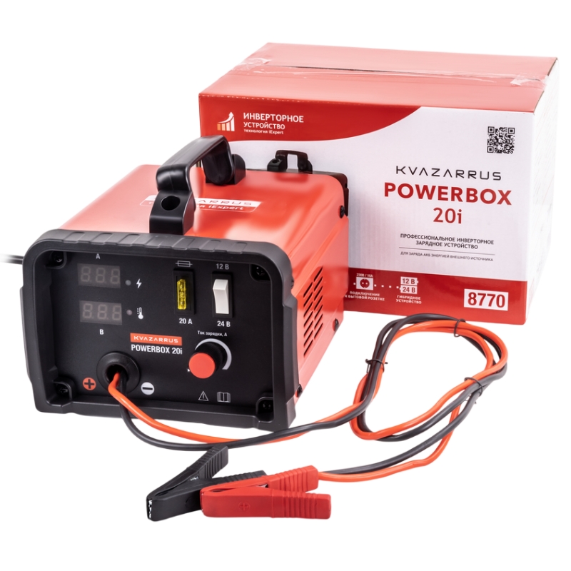 Инверторное зарядное устройство Kvazarrus PowerBox 20i 8770 цветная коробка 7380₽