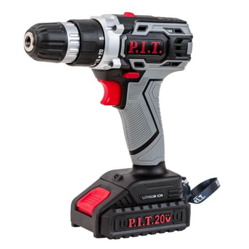 Дрель аккумуляторная P.I.T. PSR18-D3, 20В, 30Нм, 2ск, 0-350/1350, БЗП 10мм, 1 акб 1,5Ач, ЗУ, коробка в Угличе