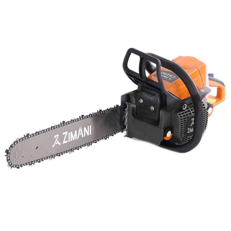 Бензопила ZimAni MS250, 45,4 куб.см, 3,1 л.с., шина 16" (40 см), цепь 62 звена, паз 1,6 мм, 0,325" (зап. части совместимы STIHL MS250) в Муроме