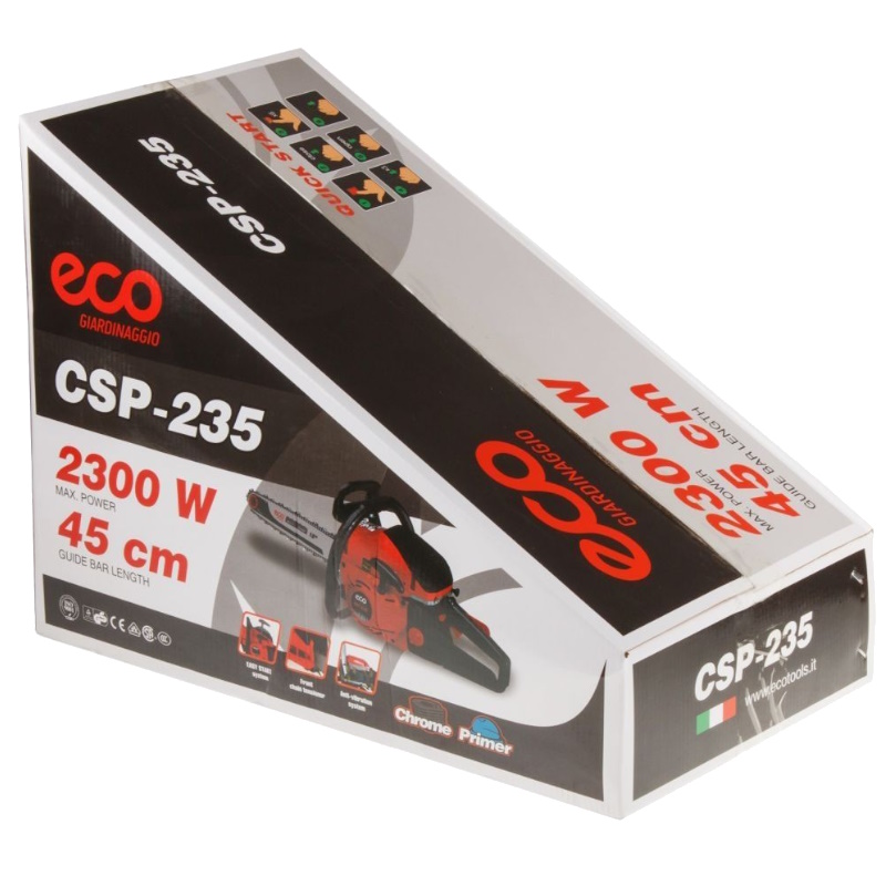 Бензопила Eco CSP-235, шина 45 см (18"), 0.325", 1.5 мм, 72 зв. в Костроме