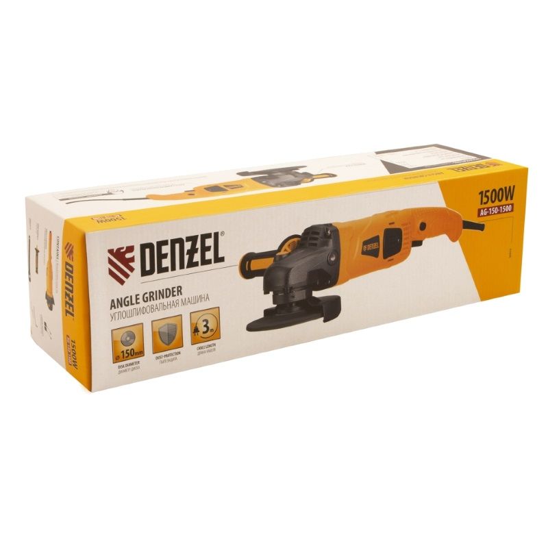 Угловая шлифовальная машина Denzel AG150-1500 26910