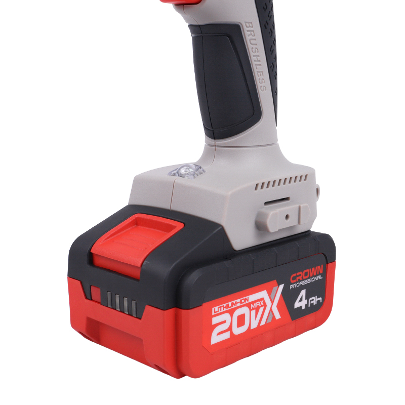 Аккумуляторный шуруповерт Crown CT21090HMX-4 BMC (75 Нм, 2x20В, 4 Ач, ЗУ, кейс) в Вологде
