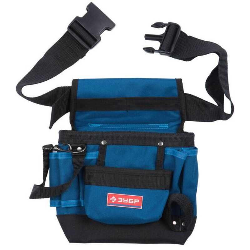 Сумка-пояс Зубр ЭКСПЕРТ 38632 одинарная держатель для молотка 9 карманов 944₽