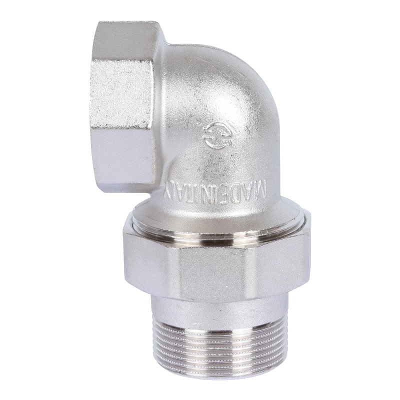 Американка угловая Stout SFT-0057-000112 ВН, 1"1/2, уплотнение под гайкой o-ring кольцо, никелированное в Переславле