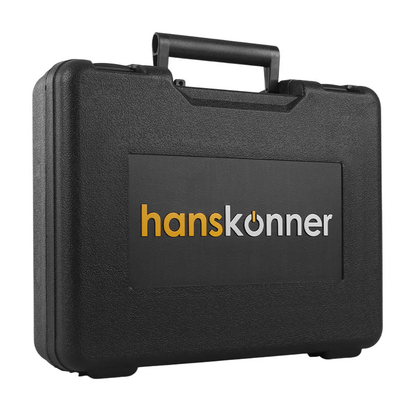 Дрель аккумуляторная Hanskonner HCD2065C, б/щ, 18В, 1BS, 60 Нм, пл.патрон, 2х2Ач (под Makita LXT), кейс
