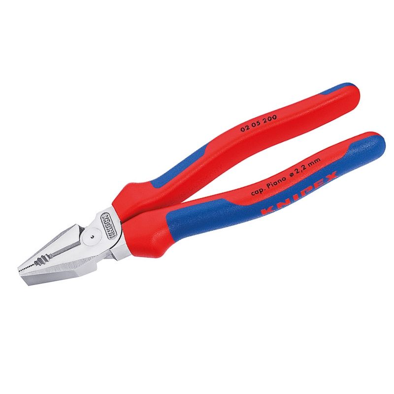 Плоскогубцы комбинированные особой мощности Knipex KN-0205200, хромированные, 200 мм в Твери
