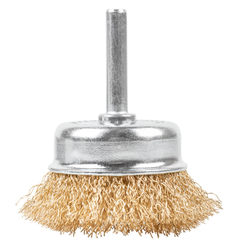 Щетка для дрели Cutop Profi 82-533 тип Чашка латунированная витая проволока 03 мм 50 мм 171₽