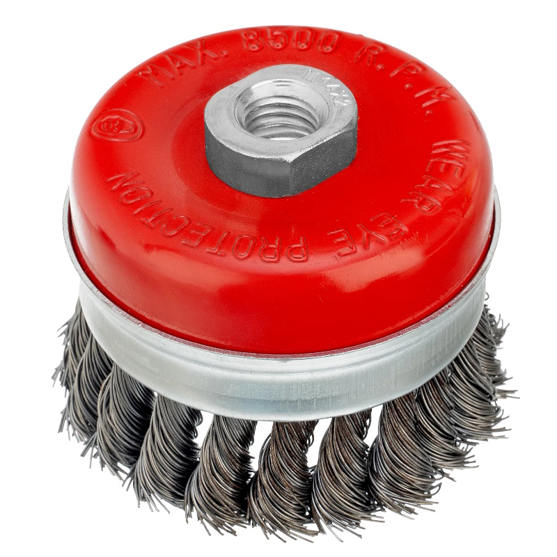 Щетка для УШМ Matrix Heavy Duty 74670, 80 мм, М14, чашка, крученая проволока 0,5 мм в Иваново