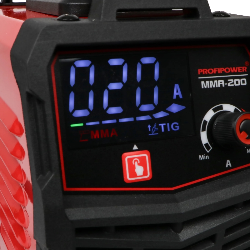 Сварочный инвертор с большом цифровом дисплеем ProfiPower MMA-200 IGBT E0300 (140-240В,200A) в Муроме