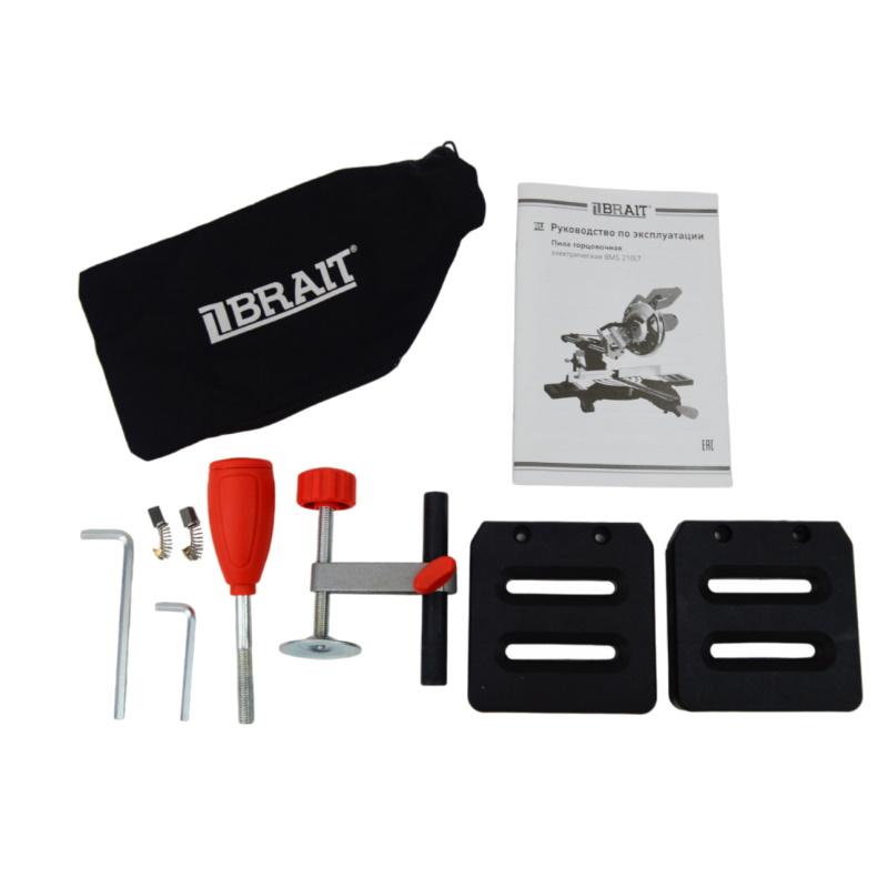 Пила торцовочная Brait BMS 210LT 21.01.187.063, 1400 Вт, диаметр пильного диска 210