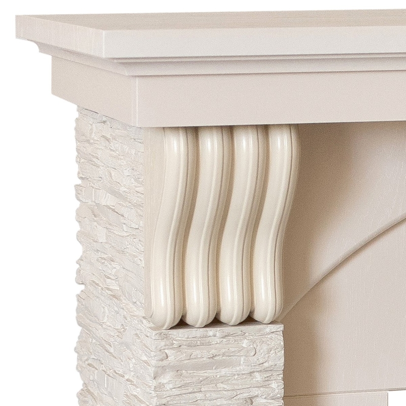 Каминокомплект RealFlame CORFINO STD/18 WT + FOBOS LUX BL 10018040 в Переславле
