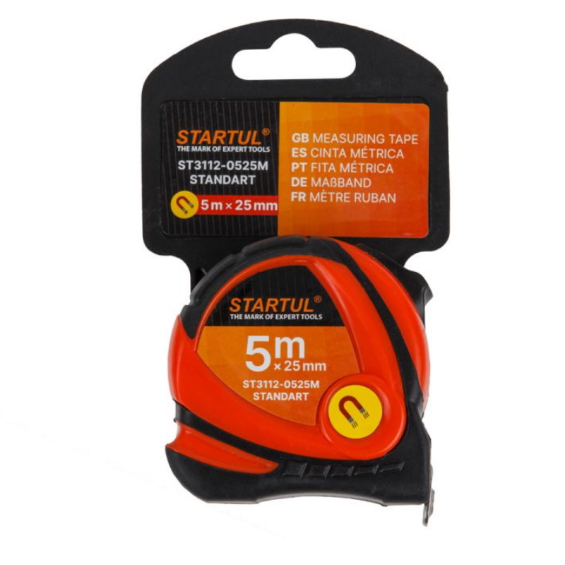Рулетка Startul STANDART (ST3112-0525M) ST3112-0525M, 5м/25мм  в Ярославле