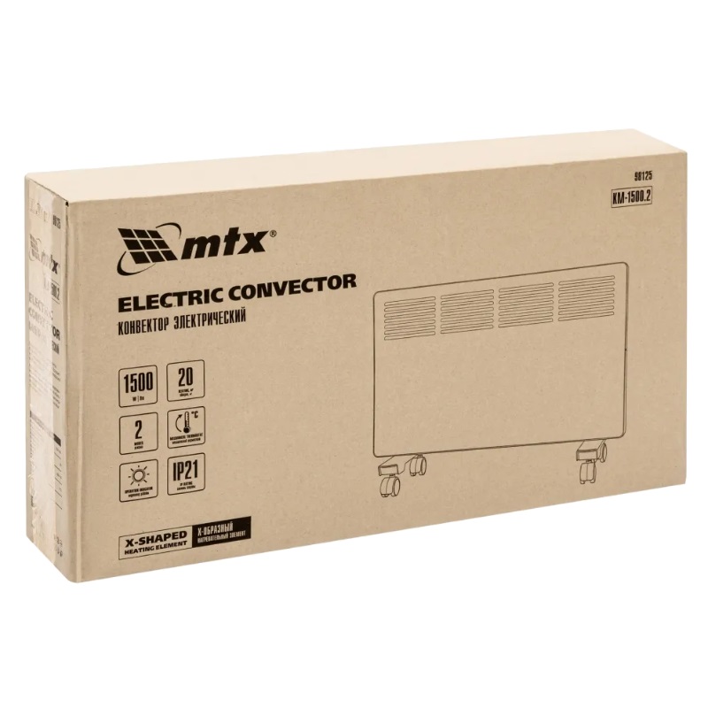 Конвектор электрический MTX КМ-1500.2 98125