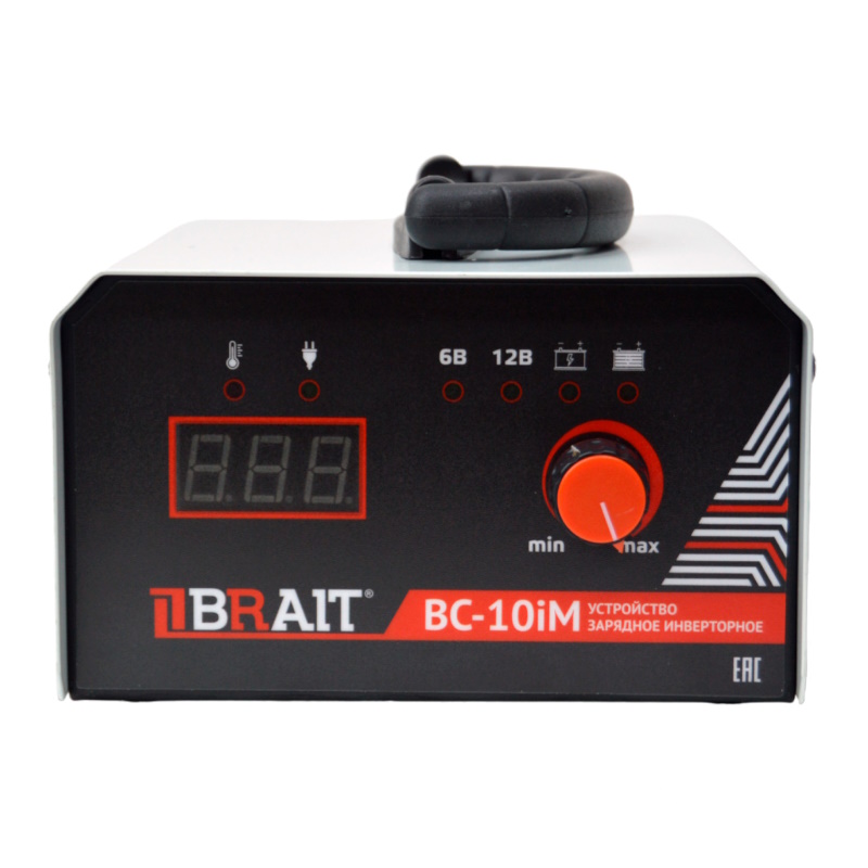 Устройство зарядное Brait BC-10iM 19.01.022.043 (инверторное 6/12 В,емкость 10-150А/ч, 400 Вт) в Ярославле
