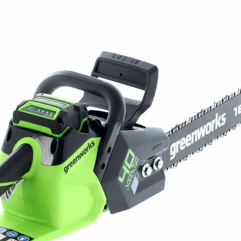 Цепная пила аккумуляторная Greenworks GD40CS18 2005807UH, 40V, 40 см, бесщеточная, до 1,8 КВт, с 1хАКБ 8Ач и ЗУ в Угличе