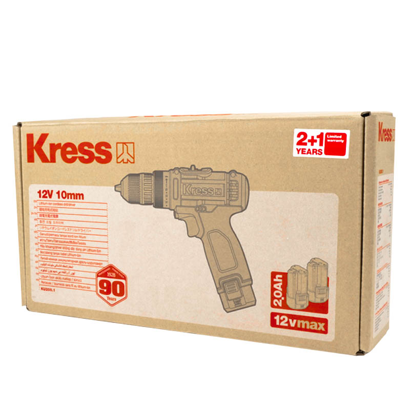 Аккумуляторная дрель-шуруповерт Kress KU200.1 12В в Твери